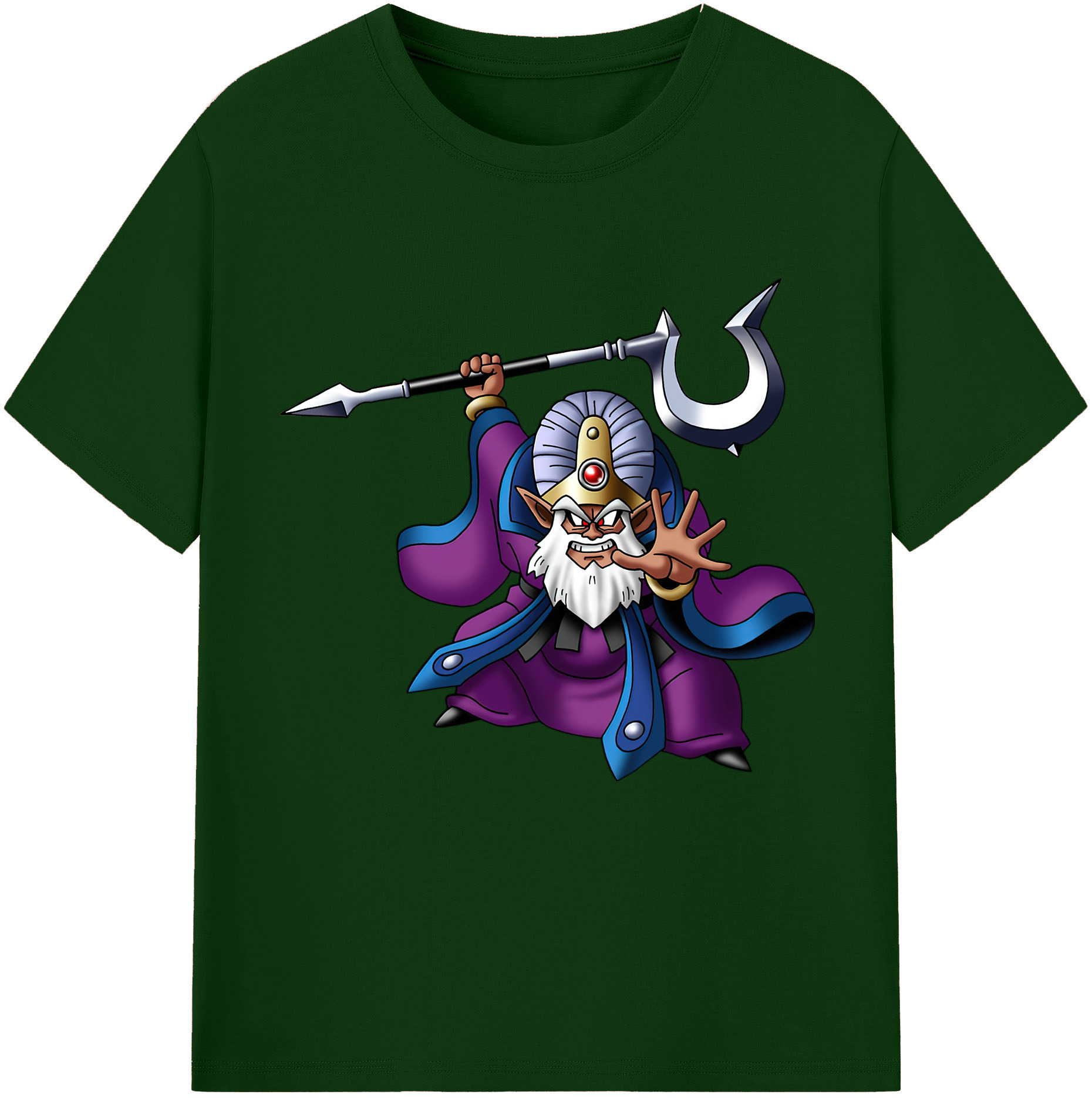 （画像用） ドラゴンクエスト Doragon Kuesuto Dragon Quest 綿100％半袖Tシャツ（フロントプリント）